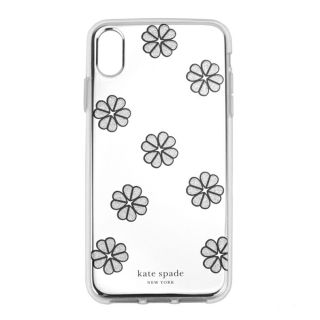 ケイトスペードニューヨーク(kate spade new york)の新品 ケイトスペード kate spade スマートフォンケース MIRROR SPADE FLOWER シルバーマルチ(iPhoneケース)