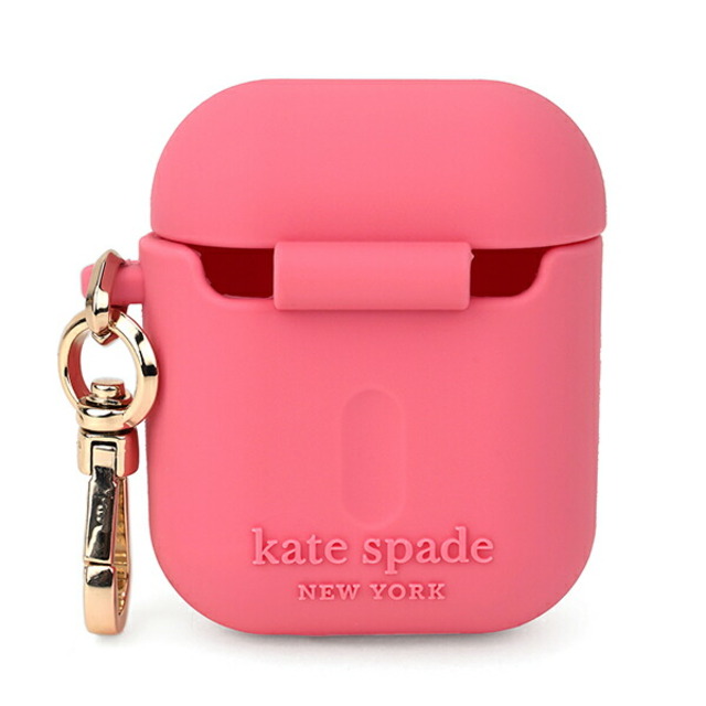 kate spade new york(ケイトスペードニューヨーク)の新品 ケイトスペード kate spade イヤフォンケース AirPodsケース ロココピンクマルチ レディースのファッション小物(その他)の商品写真