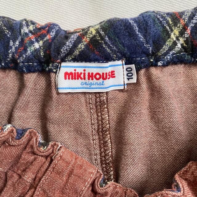 mikihouse(ミキハウス)のミキハウス　100cm  スカート キッズ/ベビー/マタニティのキッズ服女の子用(90cm~)(スカート)の商品写真