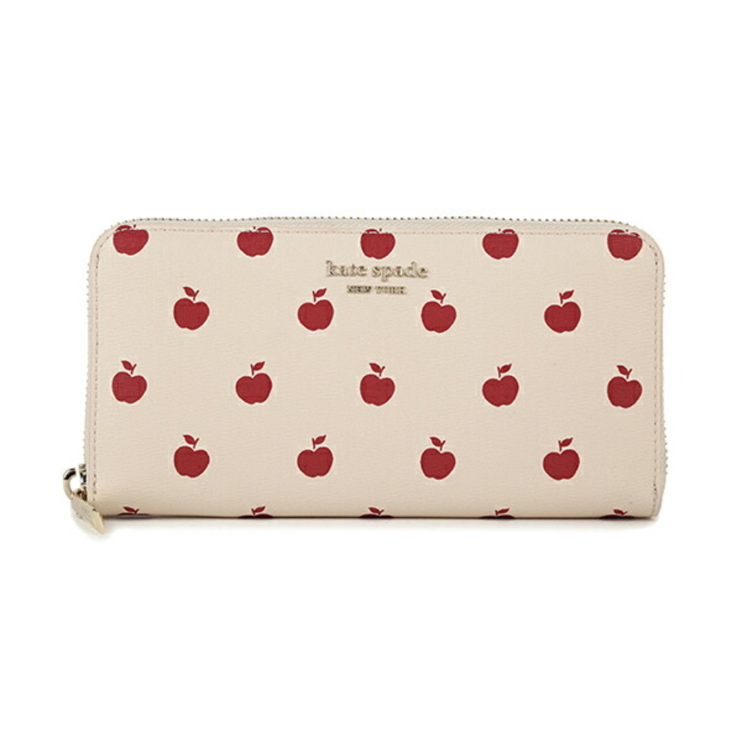 新品 ケイトスペード kate spade 長財布(ラウンドファスナー) ジップ アラウンド コンチネンタル ウォレット ミルクグラスマルチ