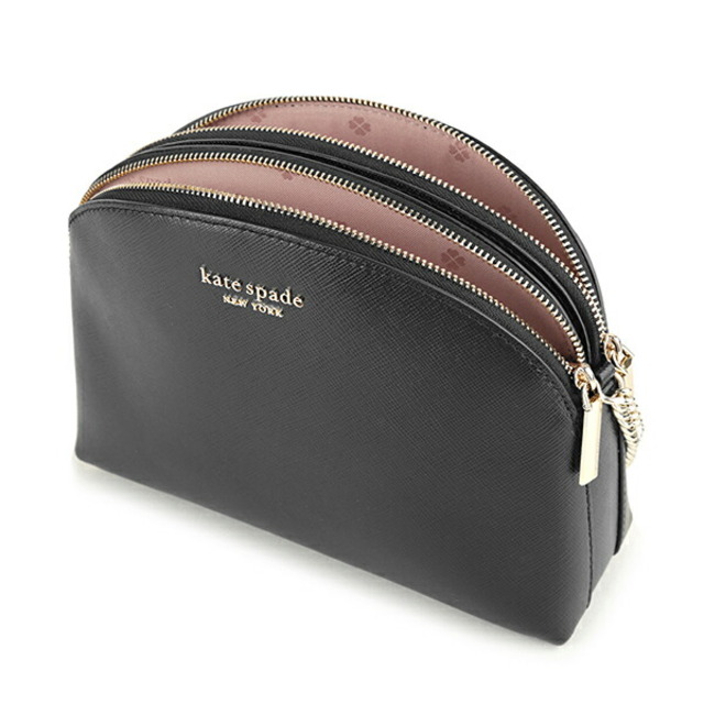 新品 ケイトスペード kate spade ショルダーバッグ ダブル ジップ クロスボディ ブラック