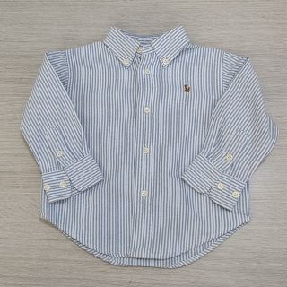 ラルフローレン(Ralph Lauren)のラルフローレン  ストライプ ボタンダウン シャツ   80㎝(シャツ/カットソー)