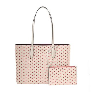 ケイトスペードニューヨーク(kate spade new york)の新品 ケイトスペード kate spade ハンドバッグ ALL DAY LARGE TOTE ライトベージュ レッド(ハンドバッグ)