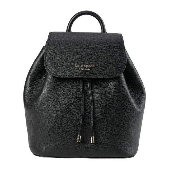 新品 ケイトスペード kate spade リュックサック MEDIUM FLAP BACKPACK ブラック 黒約755gBLACK本体