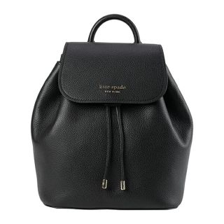 ケイトスペードニューヨーク(kate spade new york)の新品 ケイトスペード kate spade リュックサック MEDIUM FLAP BACKPACK ブラック 黒(リュック/バックパック)