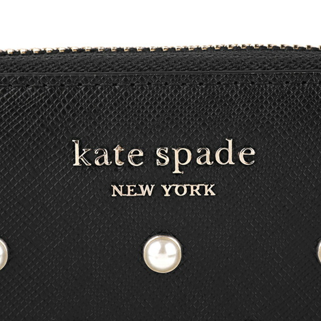 新品 ケイトスペード kate spade 長財布(ラウンドファスナー) ジップアラウンド コンチネンタル ウォレット ブラック 黒 7