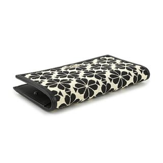 新品 ケイトスペード kate spade 長財布 ジップスリムウォレット クリーム ブラック 新品 ケイトスペード kate spade 長財布 ジップスリムウォレット クリーム ブラック