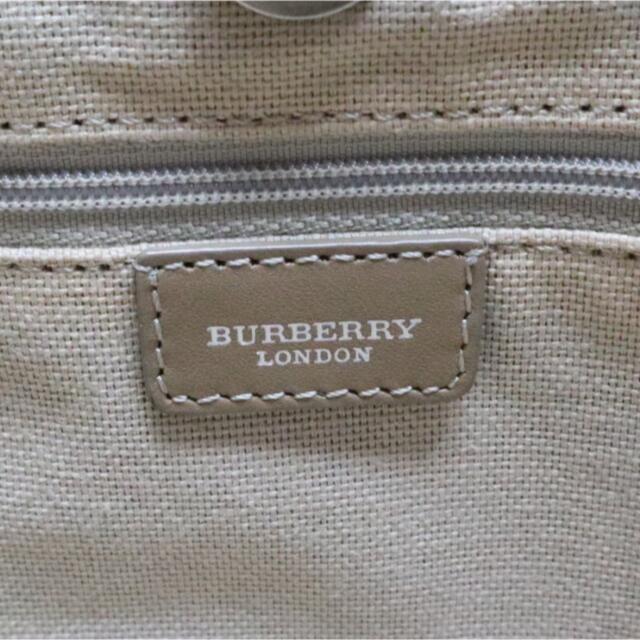 BURBERRY バーバリー トートバッグ ノバチェック PVC レザー ピンク BURBERRY バーバリー トートバッグ ノバチェック PVC レザー ピンク