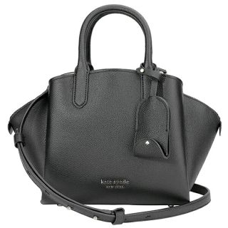 ケイトスペードニューヨーク(kate spade new york)の新品 ケイトスペード kate spade ハンドバッグ PEBBLED LEATHER MINI SATCHEL ブラック(ハンドバッグ)