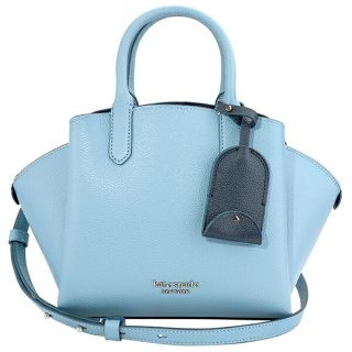 ケイトスペードニューヨーク(kate spade new york)の新品 ケイトスペード kate spade ハンドバッグ PEBBLED LEATHER MINI SATCHEL モーニングスカイ(ハンドバッグ)