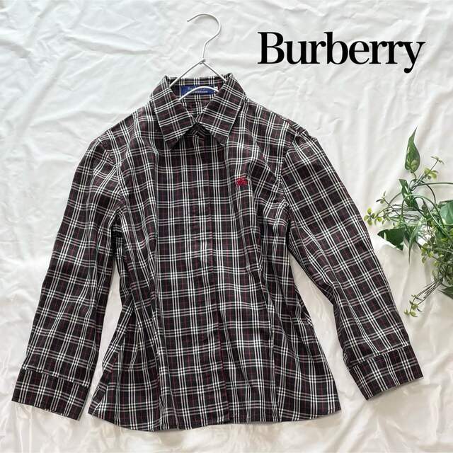 BURBERRY BLUE LABEL - Burberry blue label コットンブラウス サイズ38 英国の通販 by 【フォロー