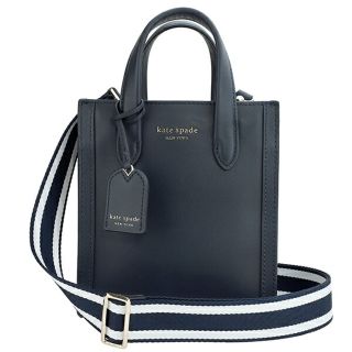 ケイトスペードニューヨーク(kate spade new york)の新品 ケイトスペード kate spade ショルダーバッグ スムース レザー ミニ トート ブレザーブルー(ショルダーバッグ)