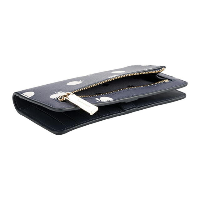 新品 ケイトスペード kate spade 長財布 ORCHARD TOSS LARGE SLIM BIFOLD WALLET ブレイザーブルーマルチ 4
