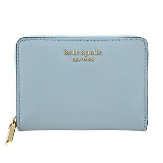 ケイトスペードニューヨーク(kate spade new york)の新品 ケイトスペード kate spade カードケース ジップ カード ケース ホライズンブルー(名刺入れ/定期入れ)