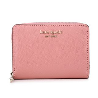 ケイトスペードニューヨーク(kate spade new york)の新品 ケイトスペード kate spade カードケース ZIP CARD CASE ピンク ベージュ(名刺入れ/定期入れ)