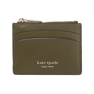 ケイトスペードニューヨーク(kate spade new york)の新品 ケイトスペード kate spade カードケース コイン カード ケース カーキ グリーン(名刺入れ/定期入れ)