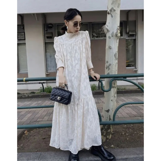 Ameri MEDI ALICE DRESS アイボリー M