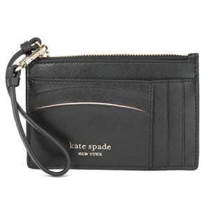 ケイトスペードニューヨーク(kate spade new york)の新品 ケイトスペード kate spade カードケース CARD CASE WRISTLET ブラック 黒(名刺入れ/定期入れ)