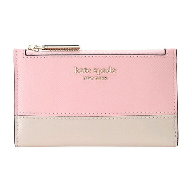 新品 ケイトスペード kate spade 2つ折り財布 スリム バイフォールド ...