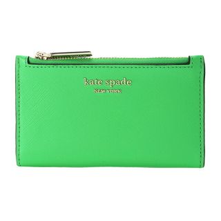 ケイトスペードニューヨーク(kate spade new york)の新品 ケイトスペード kate spade 2つ折り財布 スリム バイフォールド ウォレット グリーンジェイ(財布)