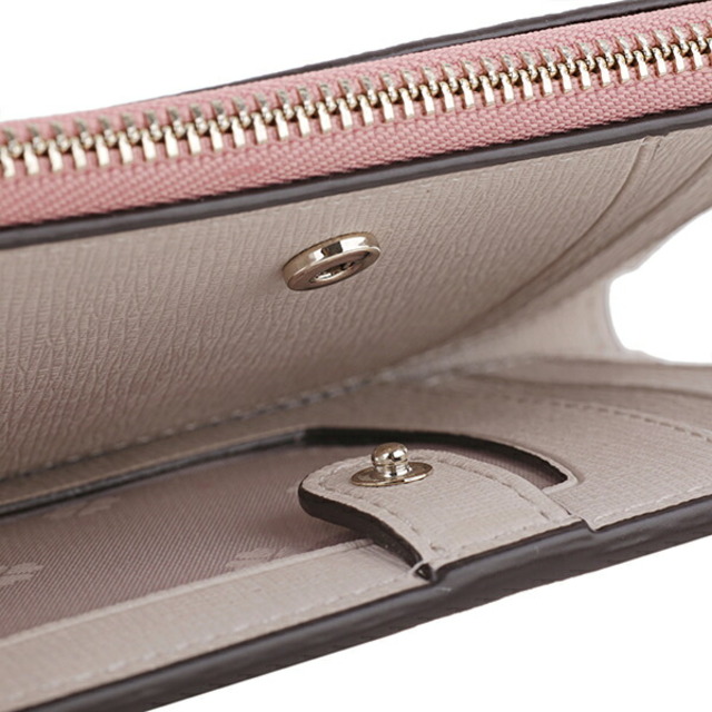 kate spade new york - 新品 ケイトスペード kate spade 2つ折り財布 スリム バイフォールド ウォレット ピンク ベージュの通販 by 【新品】ブランドストリートリング楽天ラクマ店|ケイトスペードニューヨークならラクマ