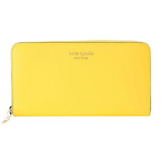 ケイトスペードニューヨーク(kate spade new york)の新品 ケイトスペード kate spade 長財布(ラウンドファスナー) ジップ アラウンド コンチネンタル ウォレット イエローセサミ(財布)