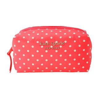 ケイトスペードニューヨーク(kate spade new york)の新品 ケイトスペード kate spade ポーチ ドット コスメティック ミディアム ピーチメルバマルチ(ポーチ)