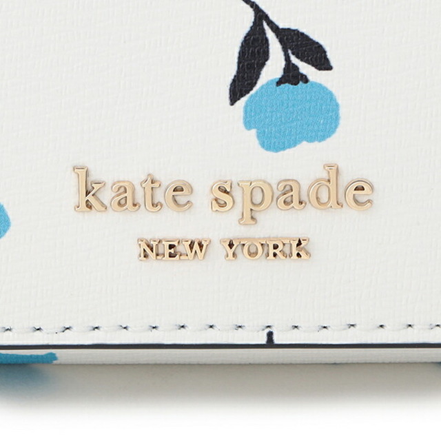 kate spade new york(ケイトスペードニューヨーク)の新品 ケイトスペード kate spade キーケース DAINTY BLOOM KEY HOLDER オプティックホワイトマルチ レディースのファッション小物(キーケース)の商品写真