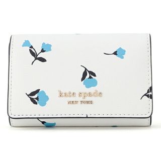 ケイトスペードニューヨーク(kate spade new york)の新品 ケイトスペード kate spade キーケース DAINTY BLOOM KEY HOLDER オプティックホワイトマルチ(キーケース)