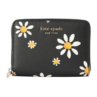 ケイトスペードニューヨーク(kate spade new york)の新品 ケイトスペード kate spade カードケース ジップ カード ケース ブラックマルチ(名刺入れ/定期入れ)