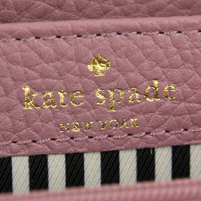 新品 ケイトスペード kate spade 長財布(ラウンドファスナー) LACEY メルロー/ラムレーズン