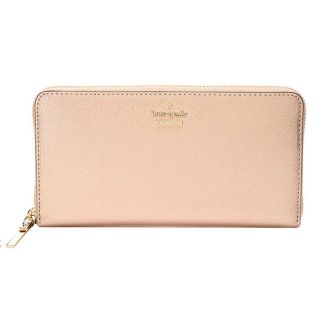 ケイトスペードニューヨーク(kate spade new york)の新品 ケイトスペード kate spade 長財布(ラウンドファスナー) LACEY レイシー ローズゴールド(財布)