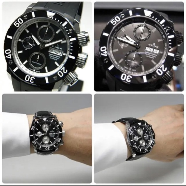 ★☆動作品☆★EDOX 01117-3-NINRA クロノオフショワ