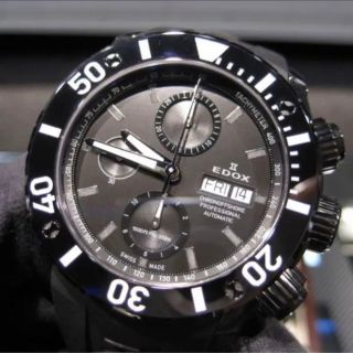 EDOX - EDOX 01117-3-NINCA クラスワンクロノオフショア自動巻き 中古 ...