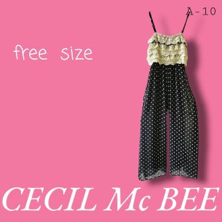 セシルマクビー(CECIL McBEE)のセシルマクビー　キャミワンピパンツ　フリーサイズ(ロングワンピース/マキシワンピース)