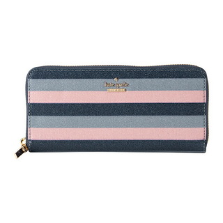 ケイトスペードニューヨーク(kate spade new york)の新品 ケイトスペード kate spade 長財布(ラウンドファスナー) LINDSEY リンジー マルチ グリッター(財布)