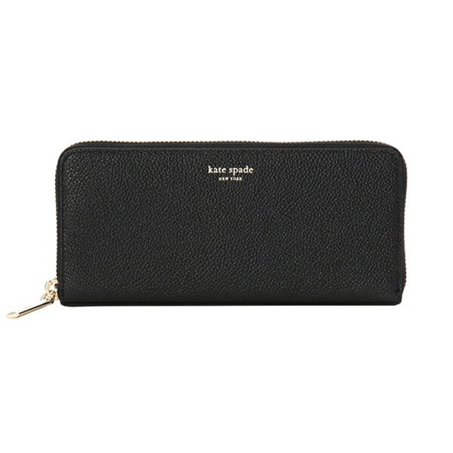 新品 ケイトスペード kate spade 長財布(ラウンドファスナー) SLIM CONTINENTAL WALLET ブラックのサムネイル