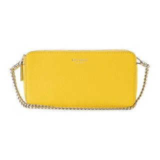 ケイトスペードニューヨーク(kate spade new york)の新品 ケイトスペード kate spade ショルダーバッグ DOUBLE ZIP MINI CROSSBODY イエロー 黄(ショルダーバッグ)