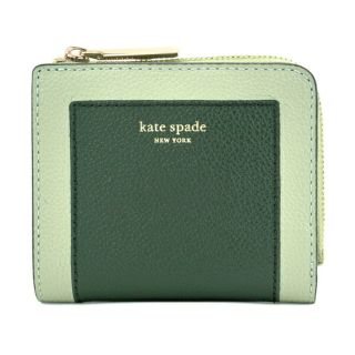 ケイトスペードニューヨーク(kate spade new york)の新品 ケイトスペード kate spade 2つ折り財布 SMALL BIFOLD WALLET ディープエバーグリーンマルチ(財布)