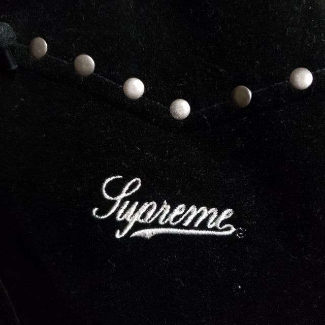 になります Supreme - シュプリーム ベロア スタッズ ブルゾン ボア