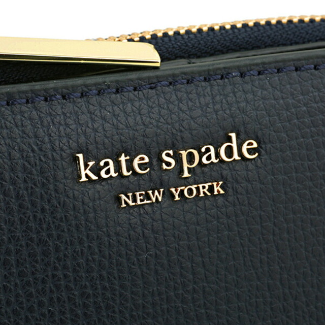 新品 ケイトスペード kate spade 2つ折り財布 SMALL BIFOLD WALLET ブレイザーブルー