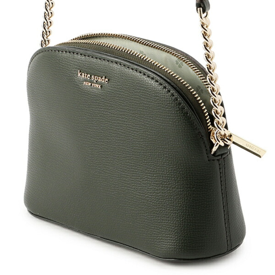 119-133cm本体重量新品 ケイトスペード kate spade ショルダーバッグ SMALL DOME CROSSBODY ディープエバーグリーン