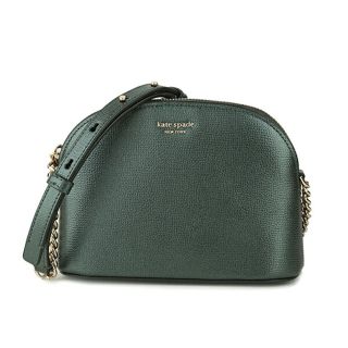 ケイトスペードニューヨーク(kate spade new york)の新品 ケイトスペード kate spade ショルダーバッグ SMALL DOME CROSSBODY ディープエバーグリーンメタリック(ショルダーバッグ)