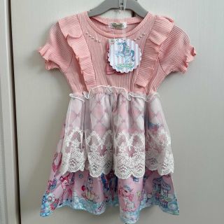 シマムラ(しまむら)の子供服 エコネコ 半袖ワンピース しまむら 110cm(ワンピース)