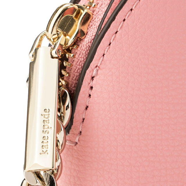 レザーファスナー式開閉内側新品 ケイトスペード kate spade ショルダーバッグ SMALL DOME CROSSBODY ロココピンク