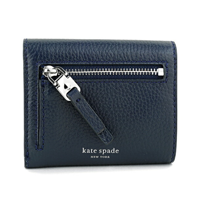 新品 ケイトスペード kate spade 2つ折り財布 SMALL BIFOLD WALLET ブレイザーブルー