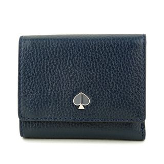 ケイトスペードニューヨーク(kate spade new york)の新品 ケイトスペード kate spade 2つ折り財布 SMALL TRIFOLD WALLET ブレイザーブルー(財布)