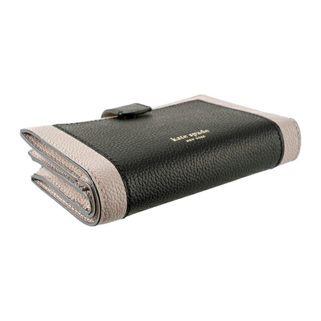 新品 ケイトスペード kate spade 2つ折り財布 MEDIUM BIFOLD WALLET ブラック 黒