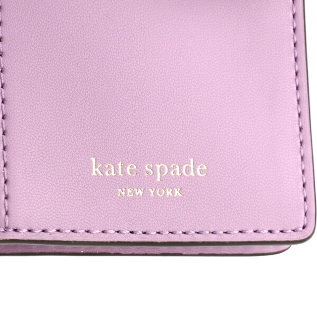 新品未使用　Kate spade 二つ折り財布　ライラック