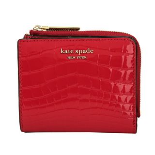 ケイトスペードニューヨーク(kate spade new york)の新品 ケイトスペード kate spade 2つ折り財布 SMALL BIFOLD WALLET ホットチリ(財布)